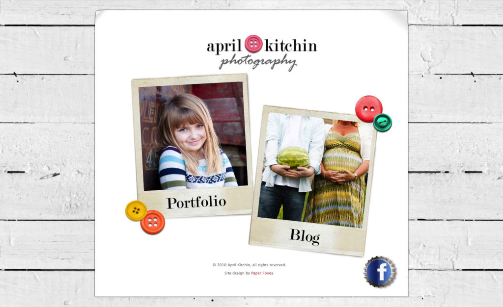 Children's Photography Website